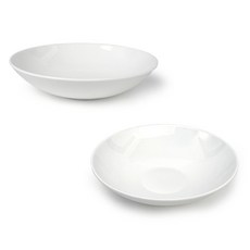 온담도자기 본차이나 원형 앞접시 찬기 15cm, 2개, 화이트