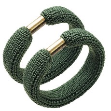 라이반 군인 바지 밑단 고무링 입대 준비물, 2개, 카키