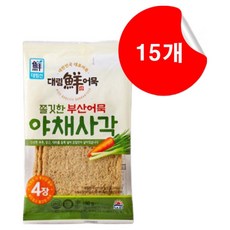 [사조대림] 야채어묵사각 180g 15개