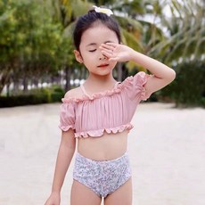 [당일배송]뽀뽀뽀 아동복 여아 몰디브 수영복 키즈 아동 자매 비키니