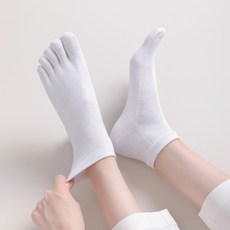 여성 발가락양말 향균면 메쉬 기능성 발가락 발목 양말 4종세트
