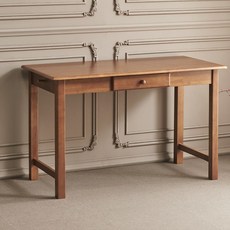 라로퍼니처 몬타 고무나무 원목 컴퓨터 책상 1200 1500 1800 2인 3인 학생 서재 데스크, 월넛