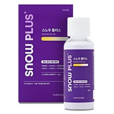 [치과의사 개발] 스노우 플러스 치아 미백 가루 구취제거 구강청정 잇몸질환, 4개, 30g