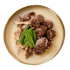 아빠식당 잡내 없이 정갈한 맛 황기사골 순대국, 600g, 3개