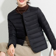 레송 여성 경량 패딩 슬림핏 초경량 보온 점퍼 데일리 아우터