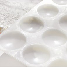 레진몰드 납작반구돔 모양 투명 실리콘 몰드 DIY 공예용 트렌디한 키치 감성 쪼만한마을
