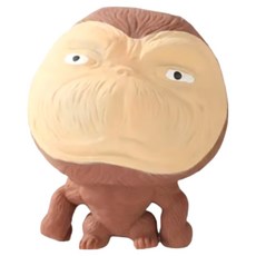 마미앤 스트레스해소 인형 말랑이 대두 고릴라, 1개, 브라운, 15cm 1개, 브라운, 15cm