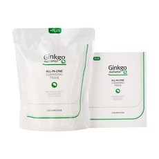 참존 징코 올인원 클렌징 티슈 리필, 110매입, 1개