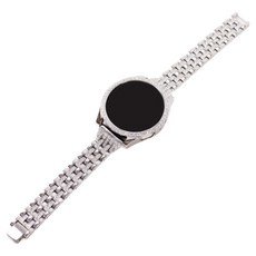 오르몽트 세트 갤럭시워치 클래식 큐빅 브레이슬릿 (보호커버+스트랩) 40mm 44mm, 실버세트 실버세트