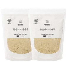 모닝팜 국산 쪄서볶은 서리태가루 검은콩가루 미숫가루 선식, 500g, 2개