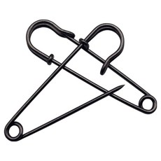 여고니야 옷핀 대형 이불 고정 브로치 10P 5P 침대 7cm 고정핀, 5개, 블랙