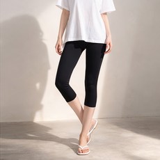 국산 쿨원단 여름 7부레깅스 M~5XL 빅사이즈 요가 런닝 일상 헬스