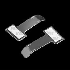 주차번호판 아파트스티커 주차알림판 명함 홀더 클립, 1개, 클리어