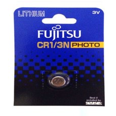 FDK CR1/3N 1개 3V 160mAh DL1/3N 2L76 CR-1/3N 리튬배터리 카메라 의료기기 혈당계기, 1개입