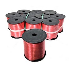 적색 노끈 (대) / 밴딩끈 포장용 바인더 끈 로프, 대 (10롤)
