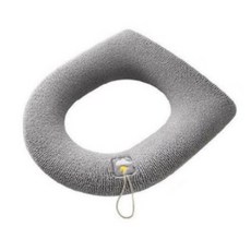 마메 빨아쓰는 변기 커버 손잡이 시트, 변기시트 그레이 2개입, 1개