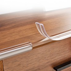 나인밸리 심플 PVC 모서리 보호대 2M 대용량, 투명, 2개