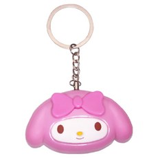 클래식아카이브 귀여운 토끼 캐릭터 호신용 어린이 휴대용 경보기 키링, 핑크