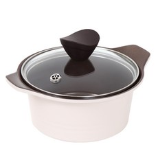 셰프라인 쵸코크림 IH 세라믹코팅 인덕션 냄비, 1개, 아이보리, 16cm