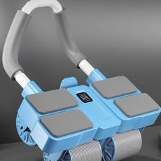 1/1+1 사륜 자동 리바운드 AB슬라이드 롤아웃 타이머 증정, 블랙+블루(1+1)