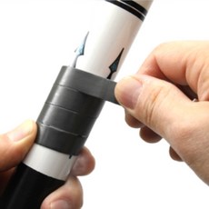 [보타르] 당구큐 무게 스티커 간편부착 무게추 당구용품 /그립포함, 블랙