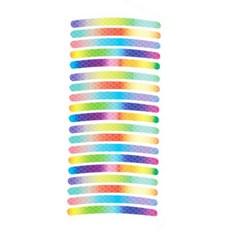 빛공 자전거 휠 타이어 야간 반사 경고 스티커, 레인보우 블루, 60개 레인보우 블루, 60개