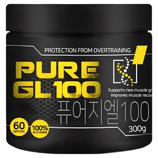 퓨어지엘 100 대용량 헬스보충제 L 글루타민, 60회분, 1개, 300g