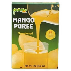 프로푸드 망고퓨레 망고원액 70%, 1kg, 1개
