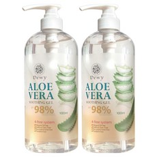 듀이 dewy 알로에베라 수딩젤 1000ml 2개/25년제조, 1L, 2개
