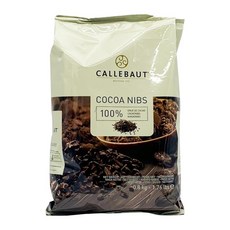 [벨기에산]칼리바우트 카카오닙스 가나원두 로스팅 닙스차 건강식품 견과 건과 아사이볼 카카오닢스 코코아닙스, 800g, 1개
