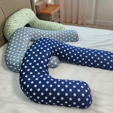 태국 라텍스J베개 본품+겉커버 J형 U형 라텍스필로우, 그린 그레이 네이비 중선택, 1개