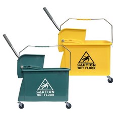 크린핏 칸막이 이동식 마포 걸레 탈수기 대걸레 짜는기계 세탁 청소, 노랑 1개