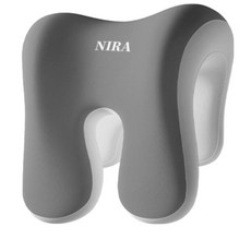 Luminex 탈부착 의자 목 쿠션 메모리폼 사무실 의자 헤드레스트, 그레이