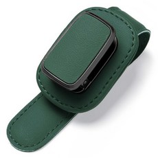 차빛 차량용 선글라스 거치대 안경 거치대 클립 선바이저, 1개, 포레스트그린