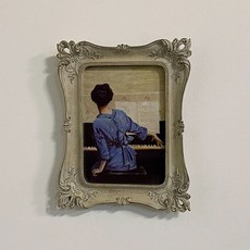 앤틱 소피아 빈티지 액자, 1개, 빈티지 화이트