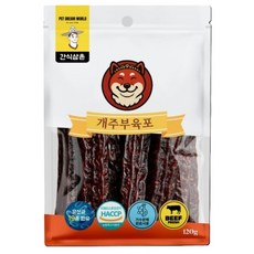 간식삼촌 개주부 가수분해 강아지육포, 1개, 120g, 소고기