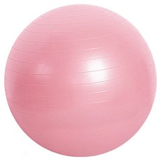 썸피트 안티버스트 짐볼 + 발 펌프, 라이트핑크 55cm