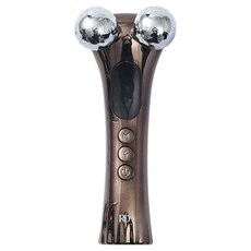 EMS 라인 전동 슬림 페이스 롤링 마시지 괄사, 메탈브라운, RD-001