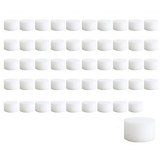 수경재배원형스펀지 x 50개입, 50mm 화이트