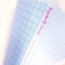 모눈눈금 패턴시트 A4 템플레이트 패턴지 퀼트패턴만들기, 1개