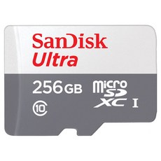 샌디스크 울트라 마이크로 SD 메모리카드 SDSQUNR 256GB, QUNR