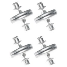 시그무드 마그네틱 커튼 고정 자석클립 홀더 4쌍 8P, 1개, 실버