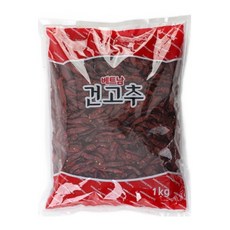 베트남 건고추 통고추 매운 청양 1kg, 베트남 통고추(건고추) 1kg, 1개
