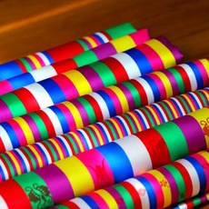 리본빌 한국 색동 원단 7종, 1개, (2번) 동자 색동 원단 10미리폭