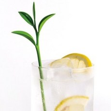 두두 녹찻잎 머들러 롱티스푼 3P, 그린, 1세트