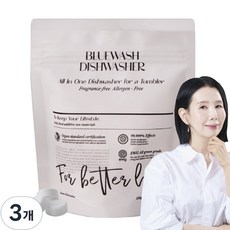 블루워시 비건 EWG올그린등급 초고농축 올인원 고체형 텀블러세정제, 200g, 3개