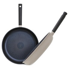 국산 티타늄 코팅 IH 인덕션 후라이팬 / 가스레인지 프라이팬, 28cm, 1개