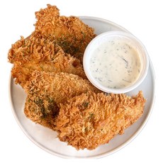 [엄마의행복한부엌] 수제 생선까스 + 수제 생허브 렌치소스 ( 에어프라이어 ), 1통