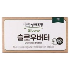 상하목장 슬로우버터 가염 200g 수량선택, 1개