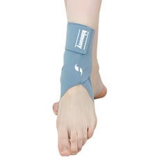 KIMONY 高彈力親膚腳踝支撐綁帶 藍綠色, 1個